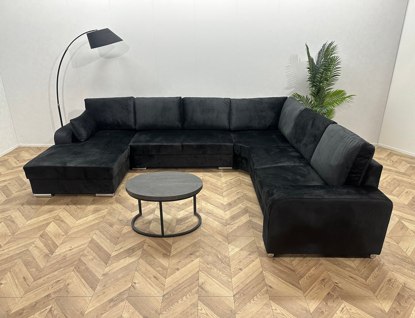 !Showroommodel! Zwart Velvet U Bank