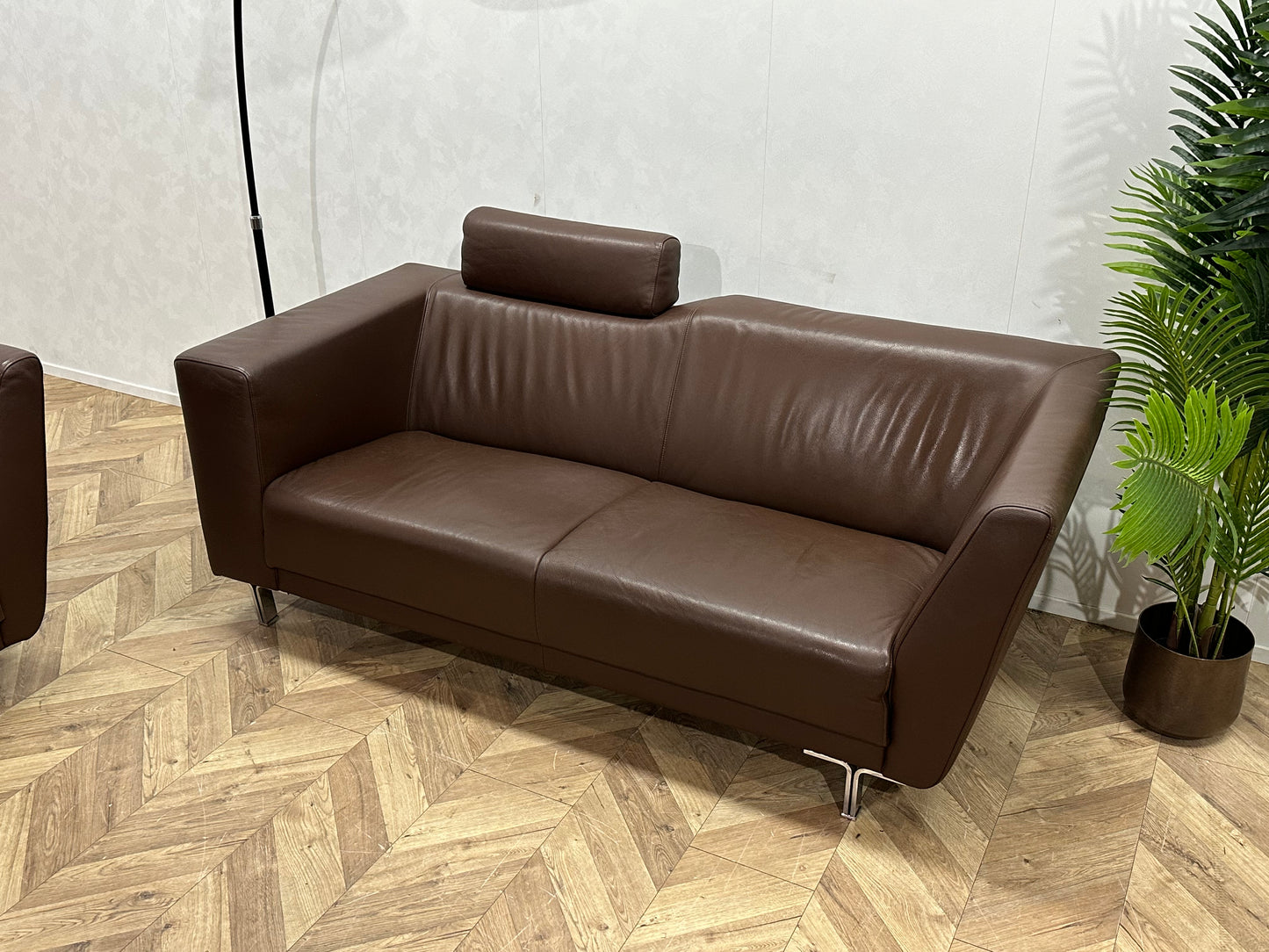 Montèl Echt Lederen Design Banken Set ~ Nieuwstaat