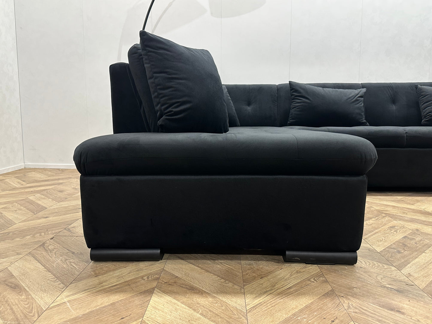 !Showroommodel! Zwart Velvet U Bank