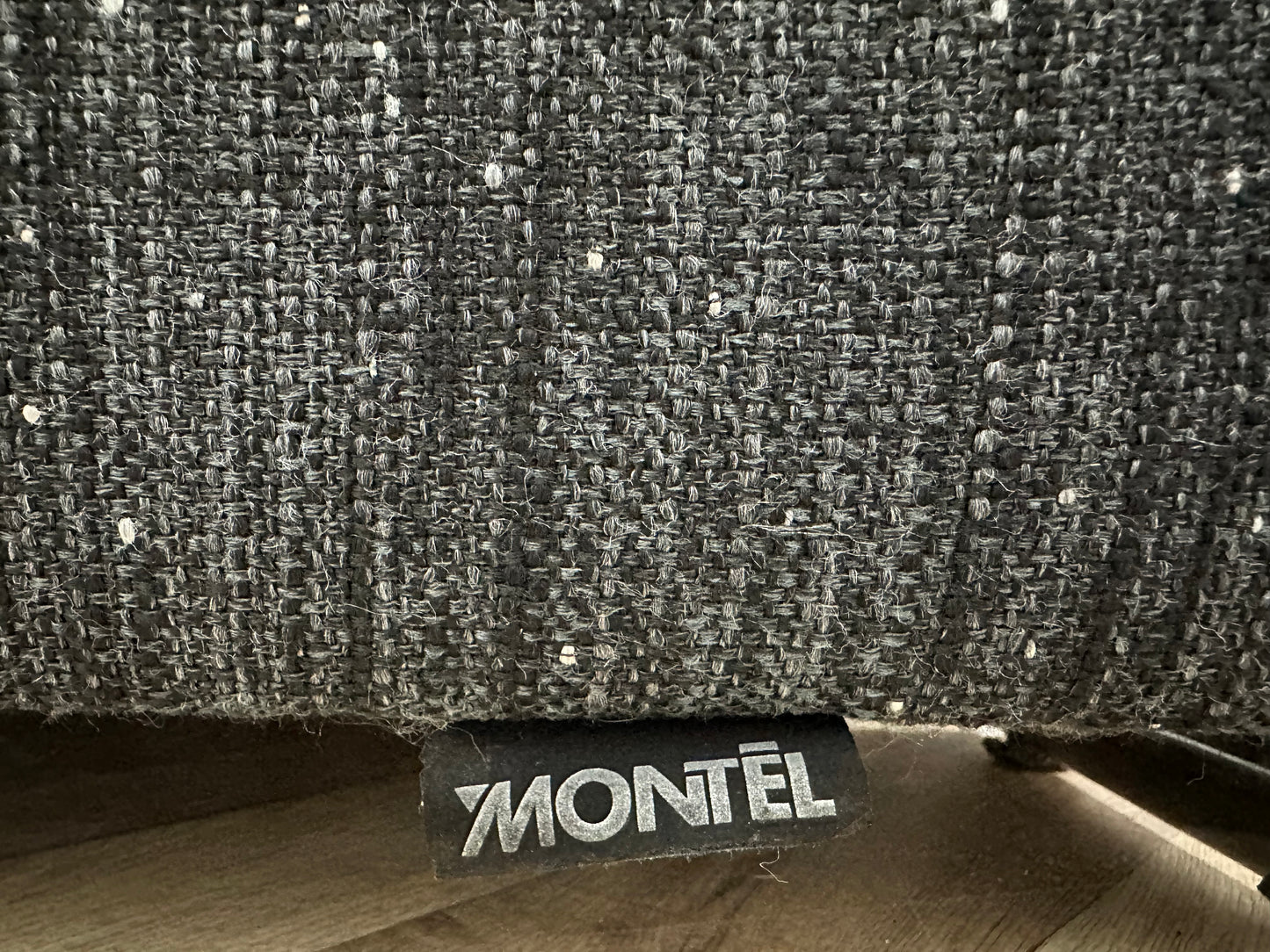 Montèl Antraciet 2-Zits Bank ~ Vaste Kussens