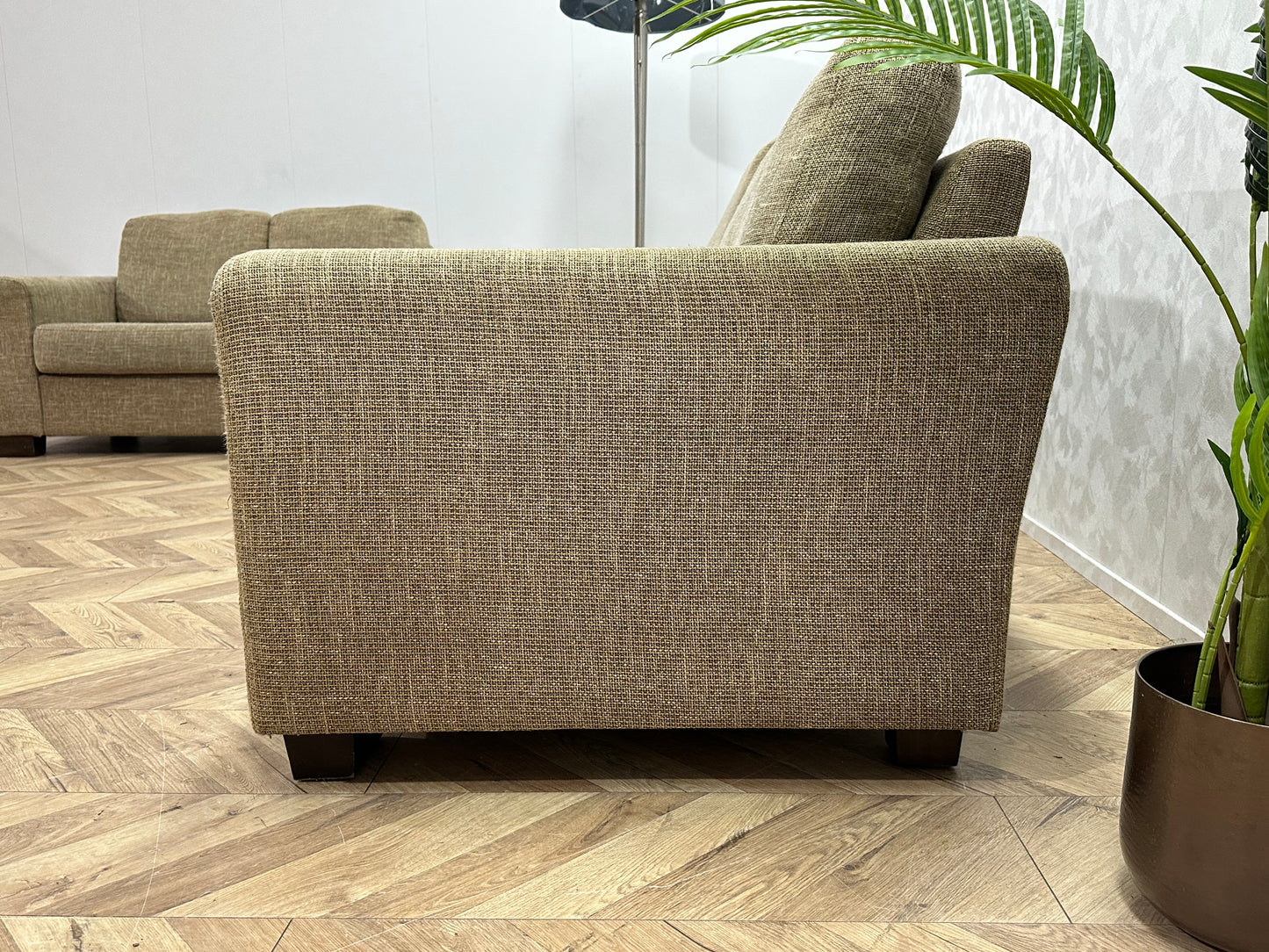 Beige Banken Set ~ Losse Kussens Met Afneembare Hoezen