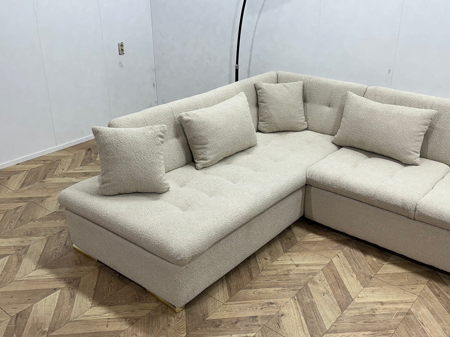 !Showroommodel! Crème Bouclé U Bank