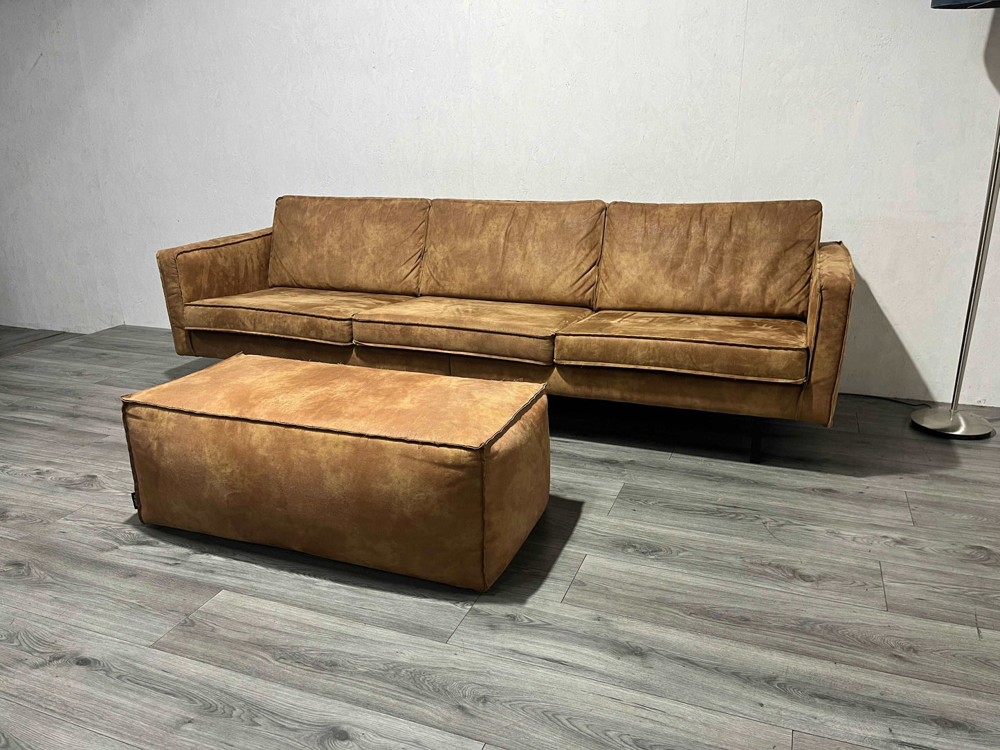 Be Pure Cognac Bruine 3 Zitter Inc. Hocker