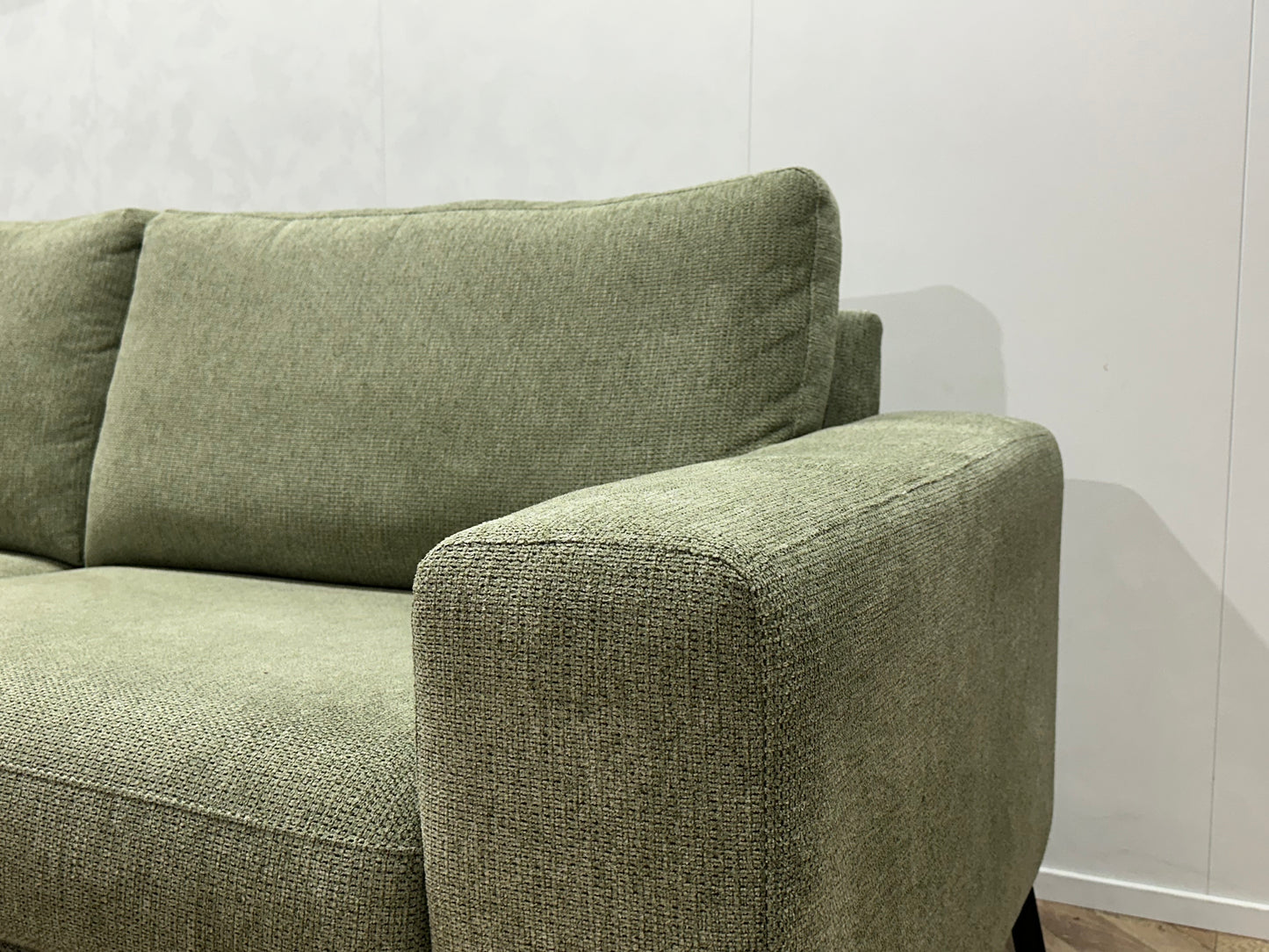 Groene Suède Stoffen Banken Set ~ Nieuwstaat