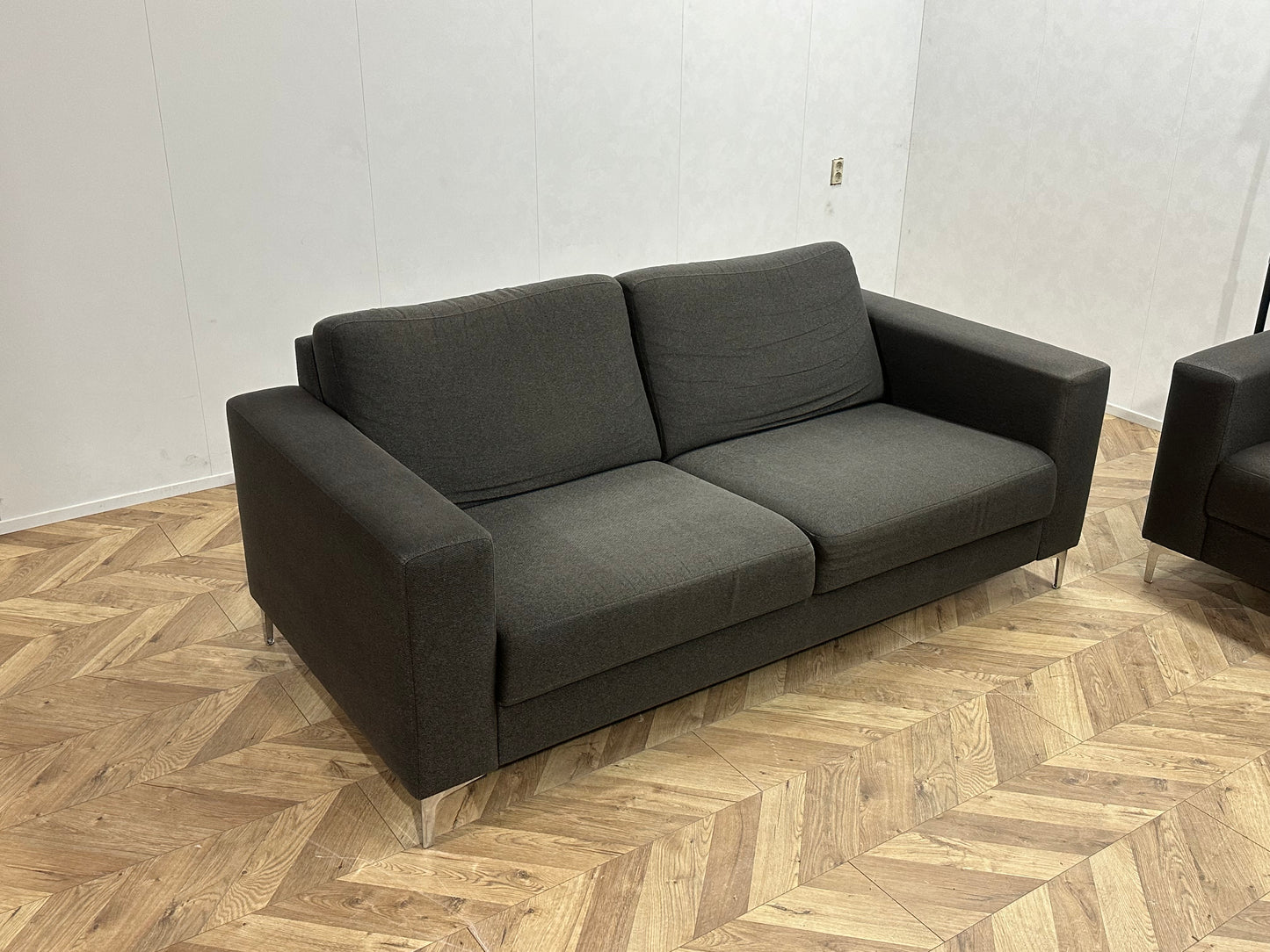 Antraciet Banken Set ~ Vaste Kussens