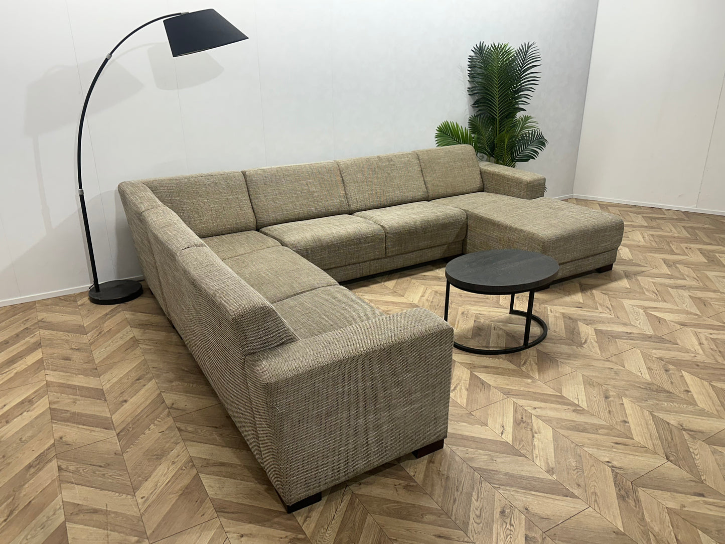 Beige U Bank ~ Vaste Kussens