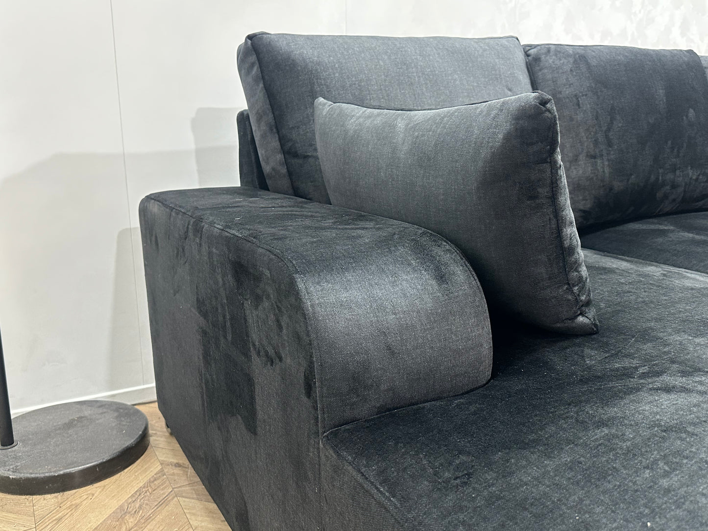 !Showroommodel! Zwart Velvet U Bank