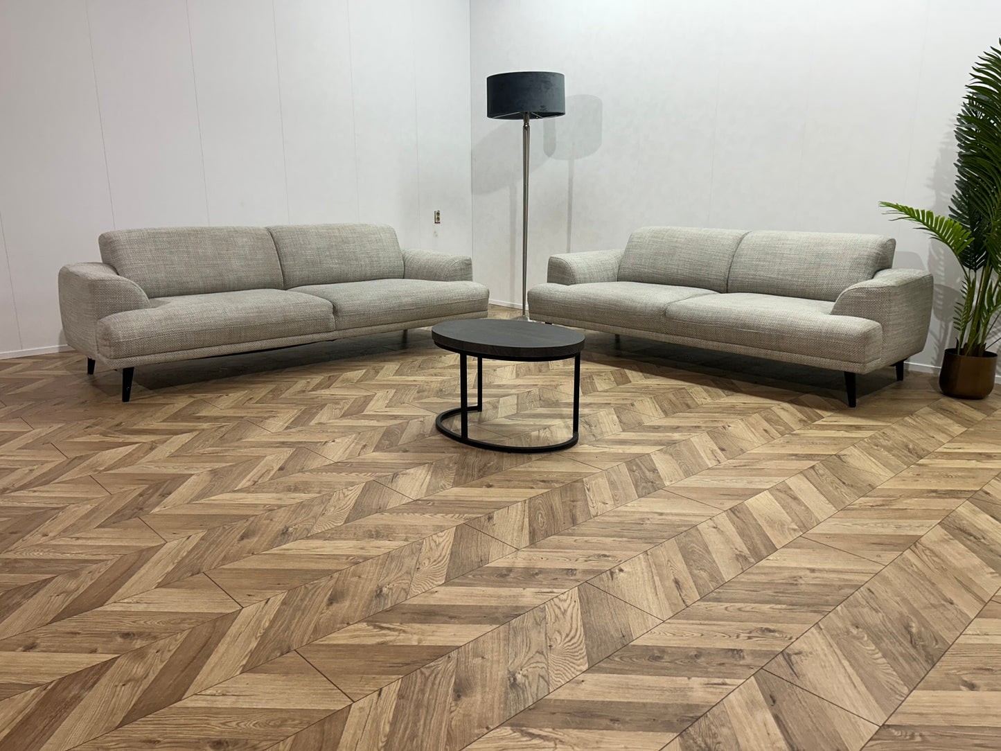Witte Banken Set ~ Vaste Kussens