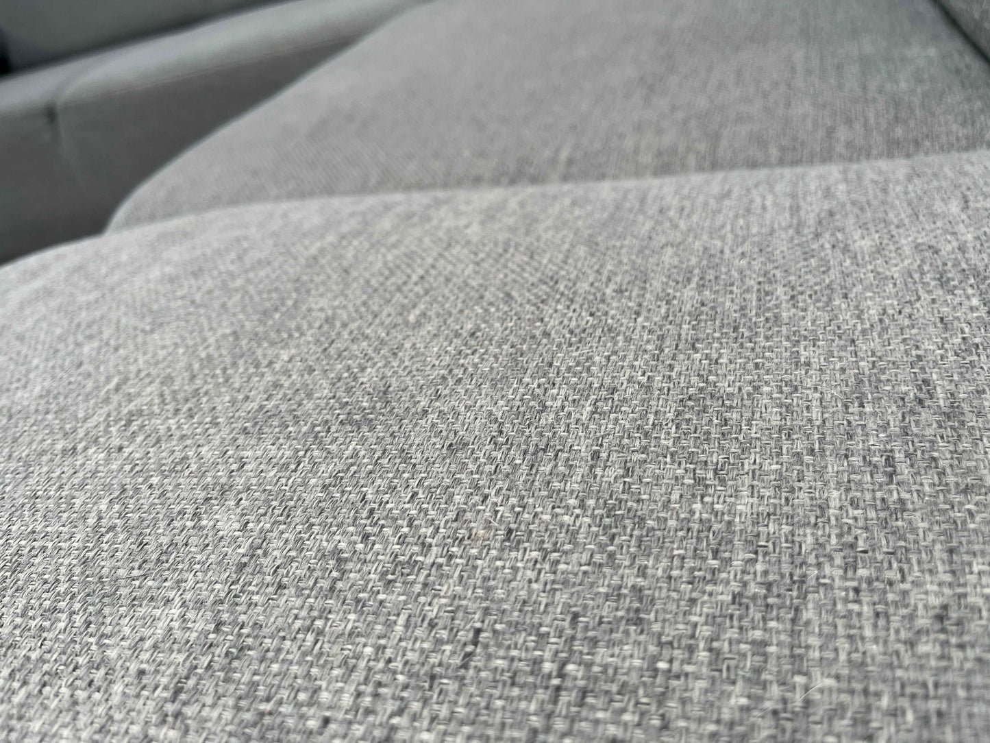 Licht Grijze Hoekbank ~ Verstelbare Hoofdsteunen