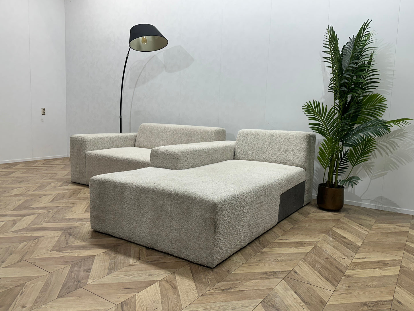 Witte Bouclé Designbank