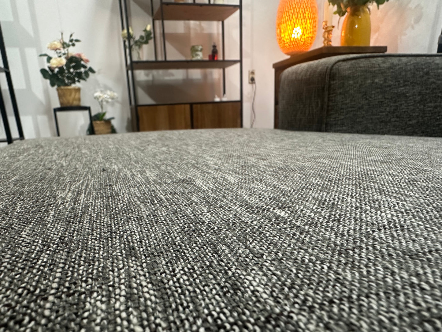 Grijze Hoekbank ~ Losse Kussens Met Afneembare Hoezen