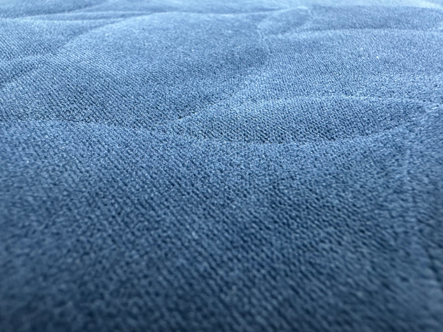 Donker Blauwe Velvet Hoekbank ~ Nieuwstaat