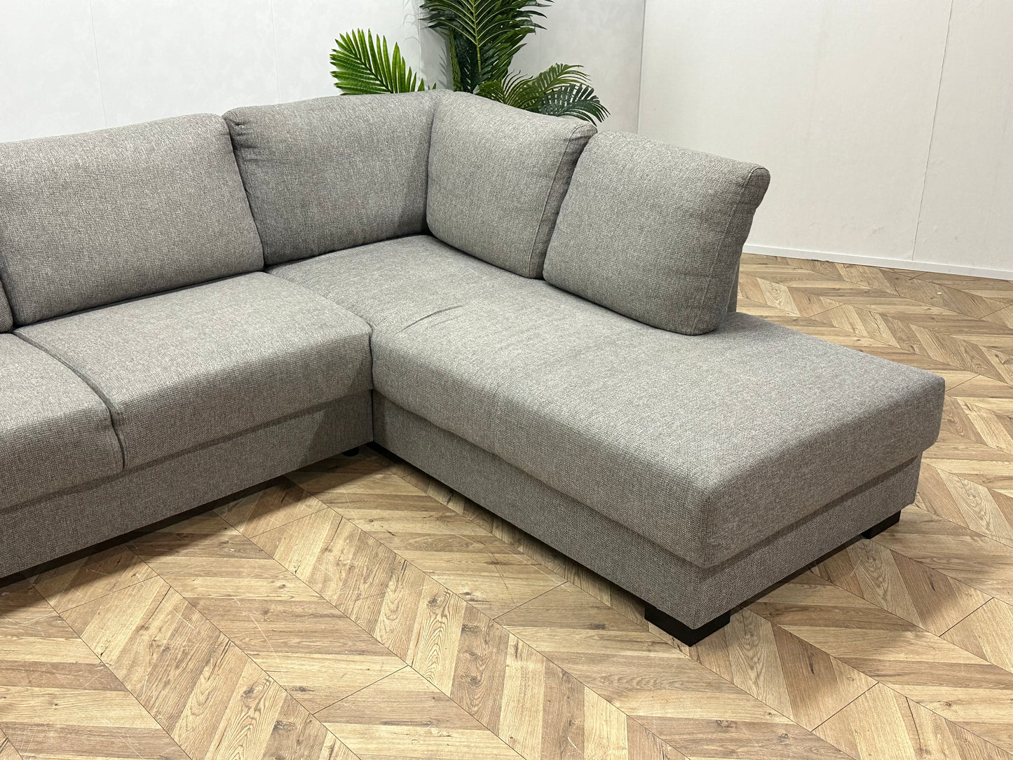 Licht Grijze U Bank ~ Losse Rugkussens Met Afneembare Hoezen