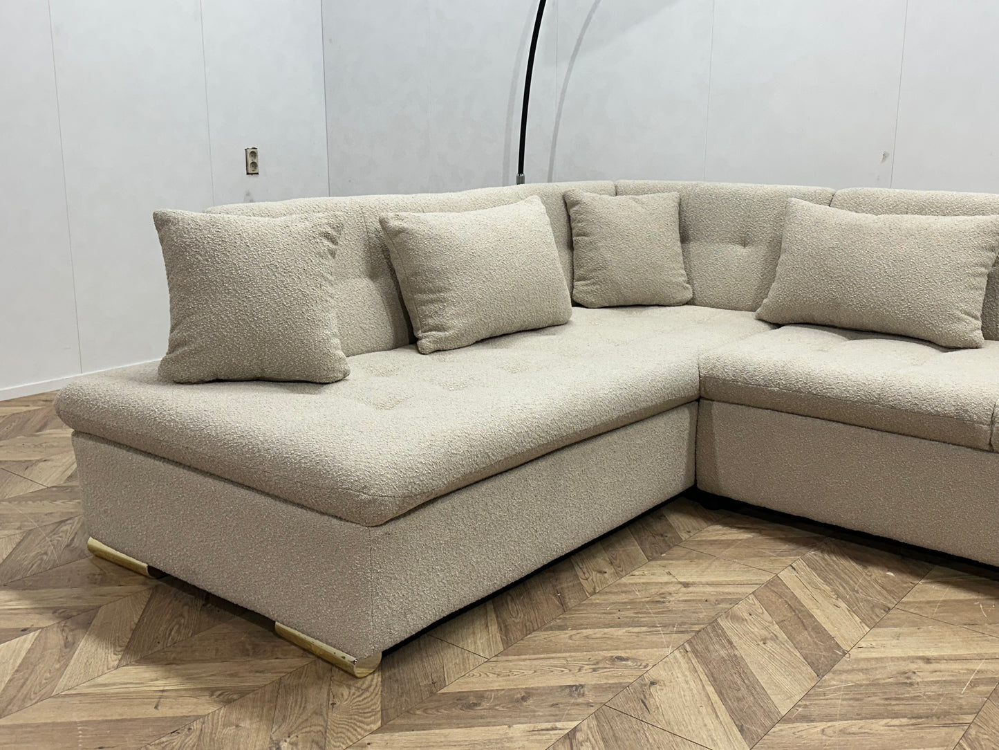 !Showroommodel! Crème Bouclé U Bank