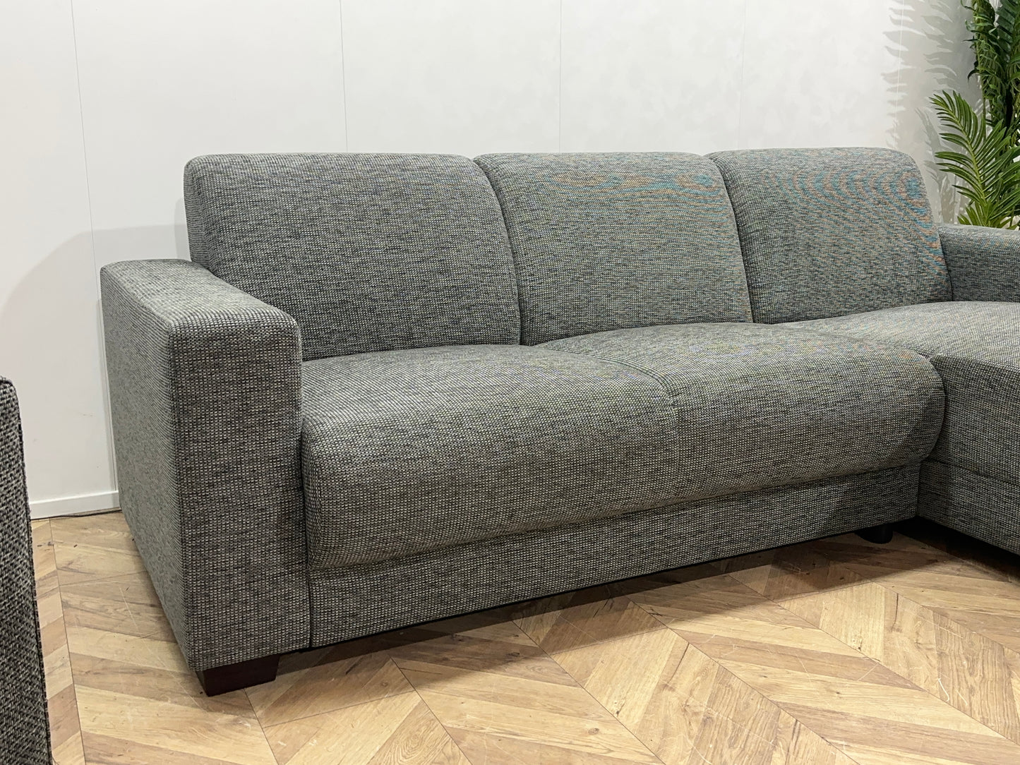 Grijze Hoekbank Inc Fauteuil