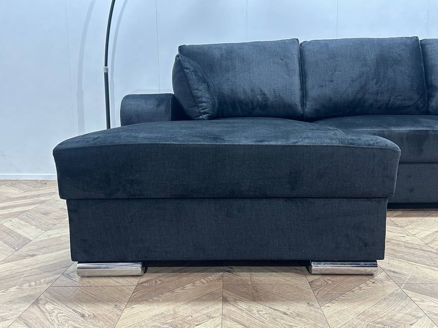 !Showroommodel! Zwart Velvet U Bank