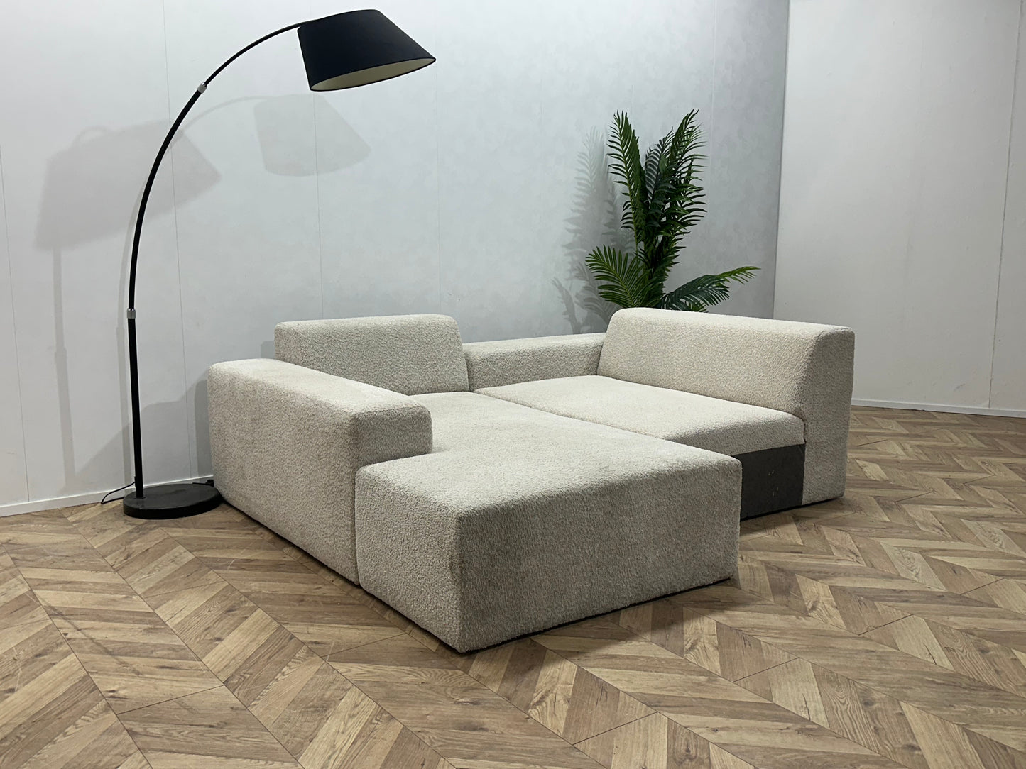 Witte Bouclé Designbank