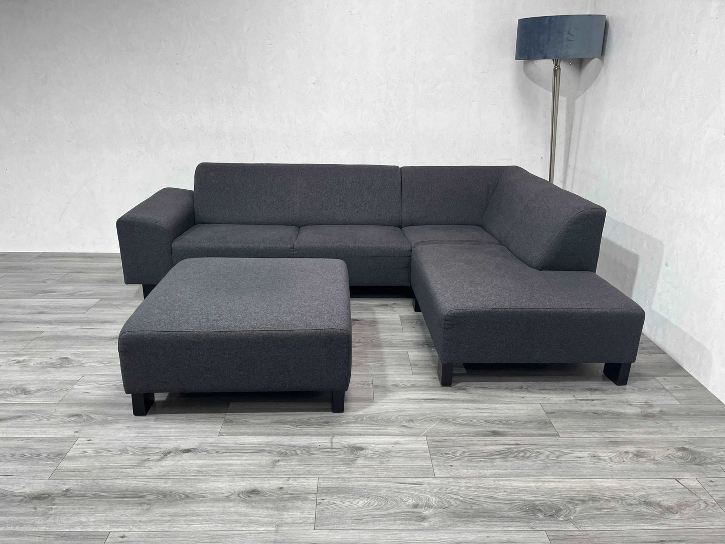 Antraciet HoekBank Inc. hocker