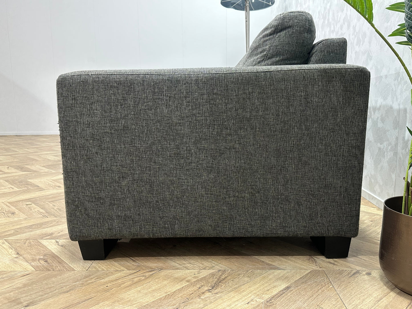 In.House Antraciet Hoekbank ~ Losse Rugkussens Met Afneembare Hoezen