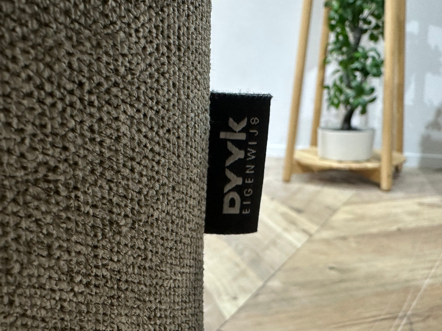 Dyyk Licht Grijze Suède Stoffen Hoekbank