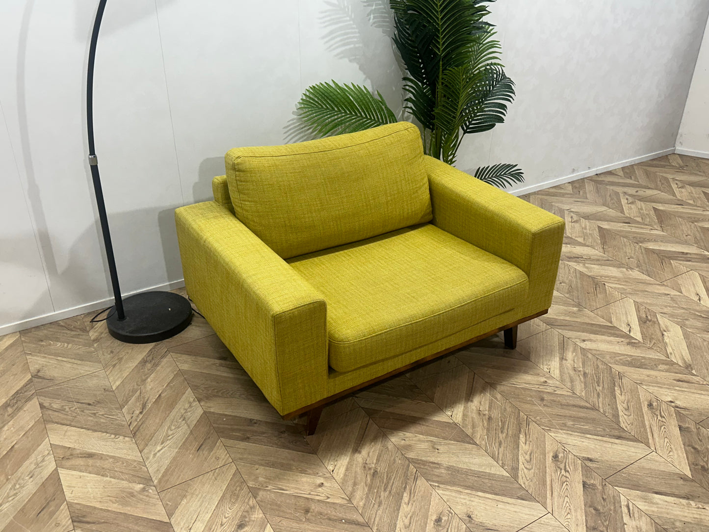 Gele Fauteuil Inc Hocker ~ Losse Kussens Met Afneembare Hoezen