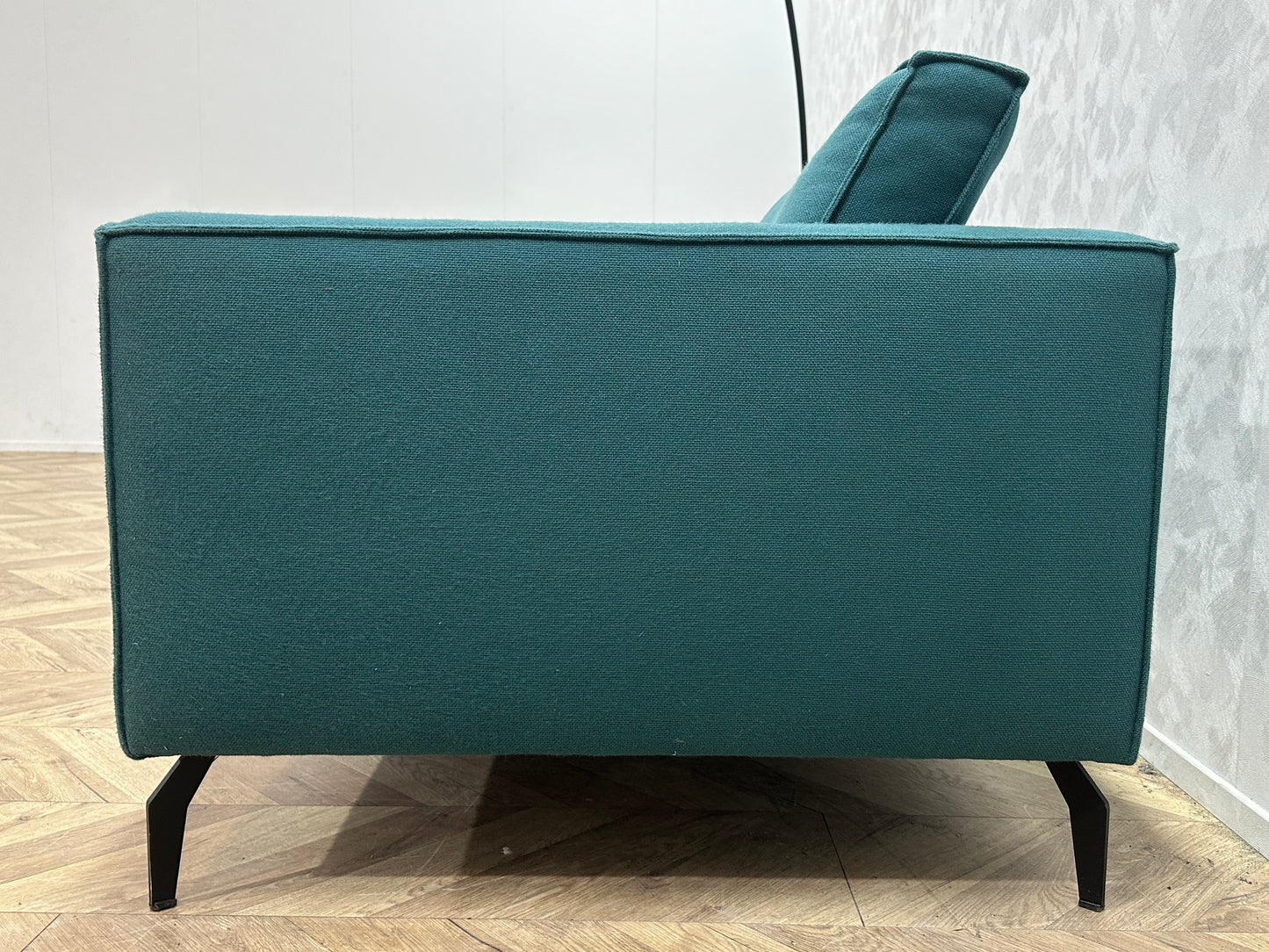 Blauwe 2.5-Zits Bank ~ Losse Kussens Met Afneembare Hoezen