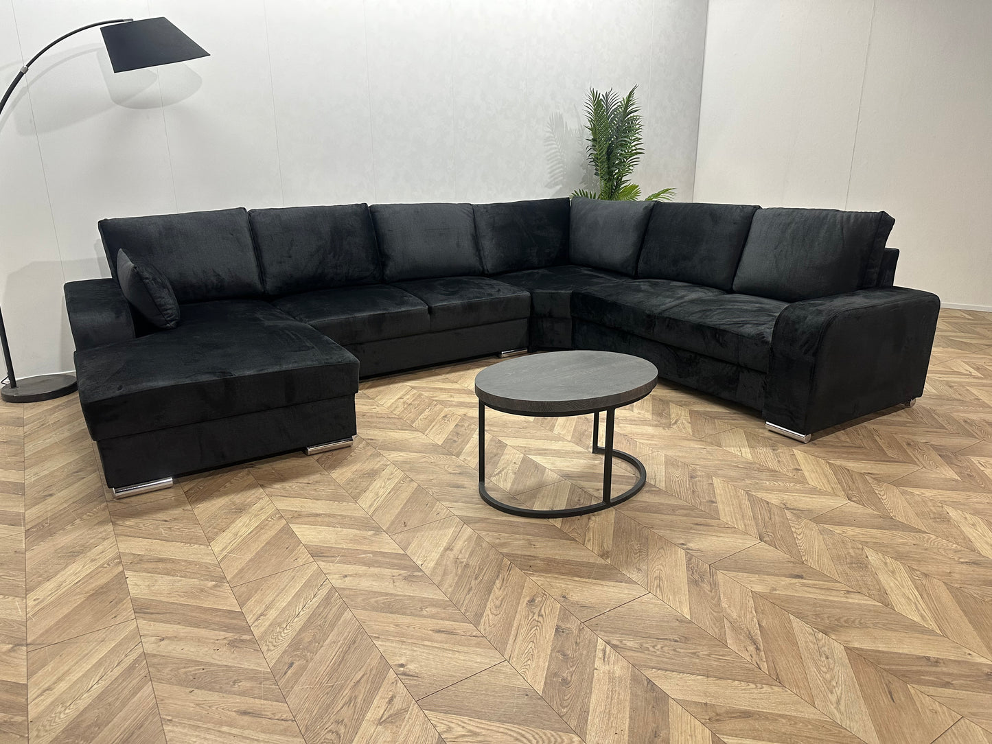 !Showroommodel! Zwart Velvet U Bank