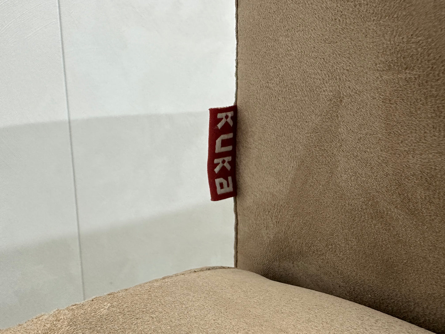 Kuka Roze Velvet 3,5-Zits Bank ~ Vaste Kussens