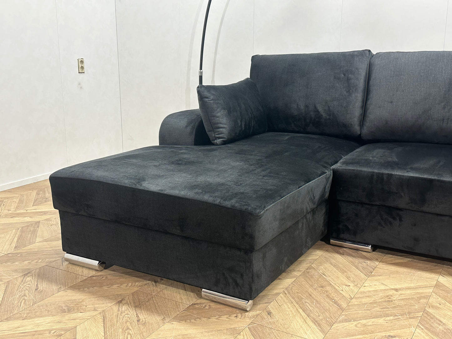 !Showroommodel! Zwart Velvet U Bank