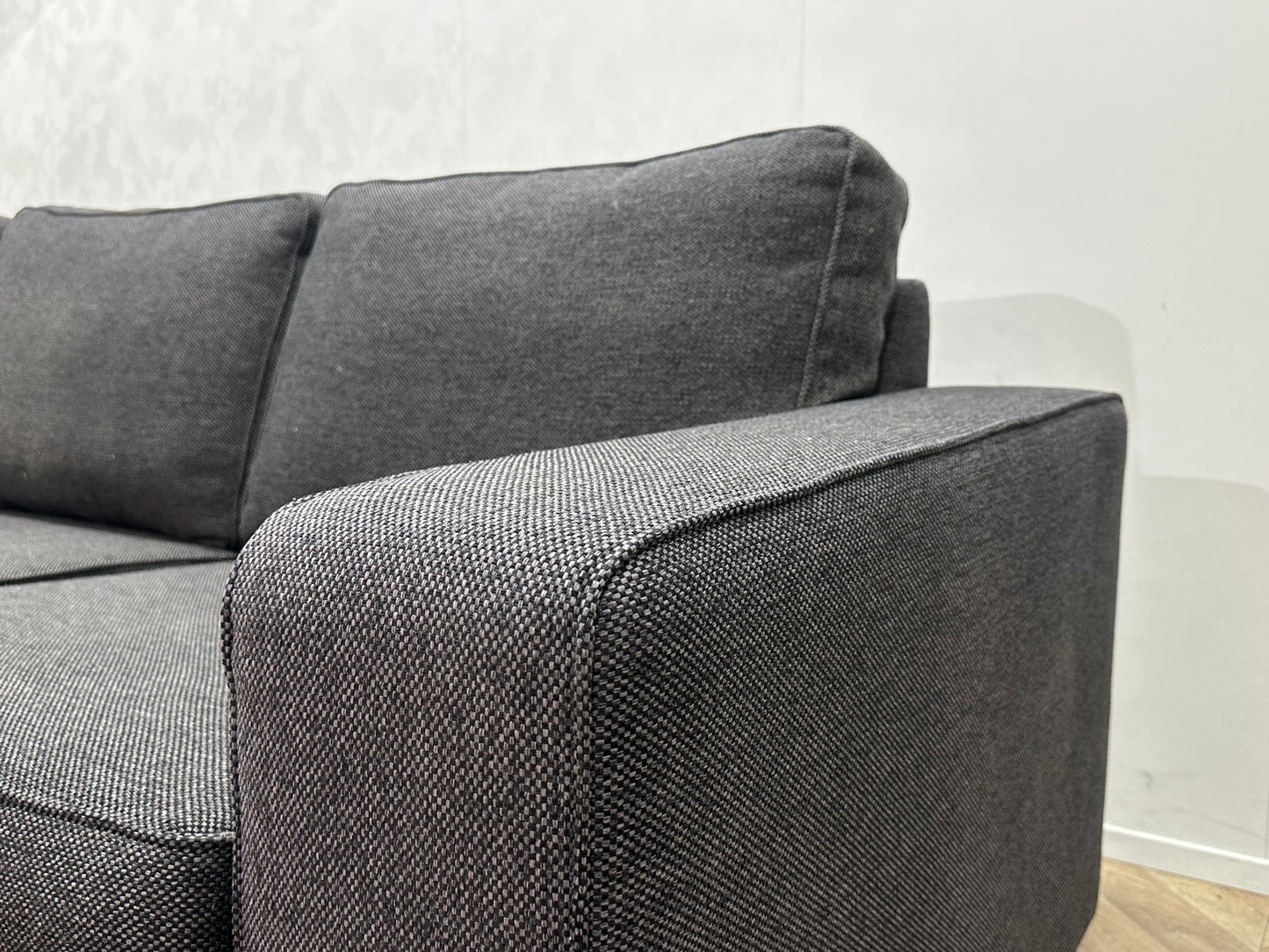 In.House Antraciet Hoekbank ~ Losse Kussens Met Afneembare Hoezen
