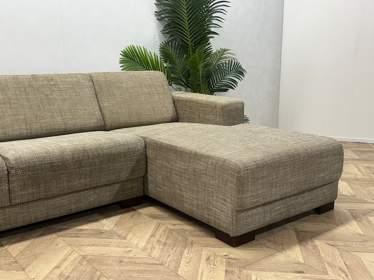 Beige U Bank ~ Vaste Kussens