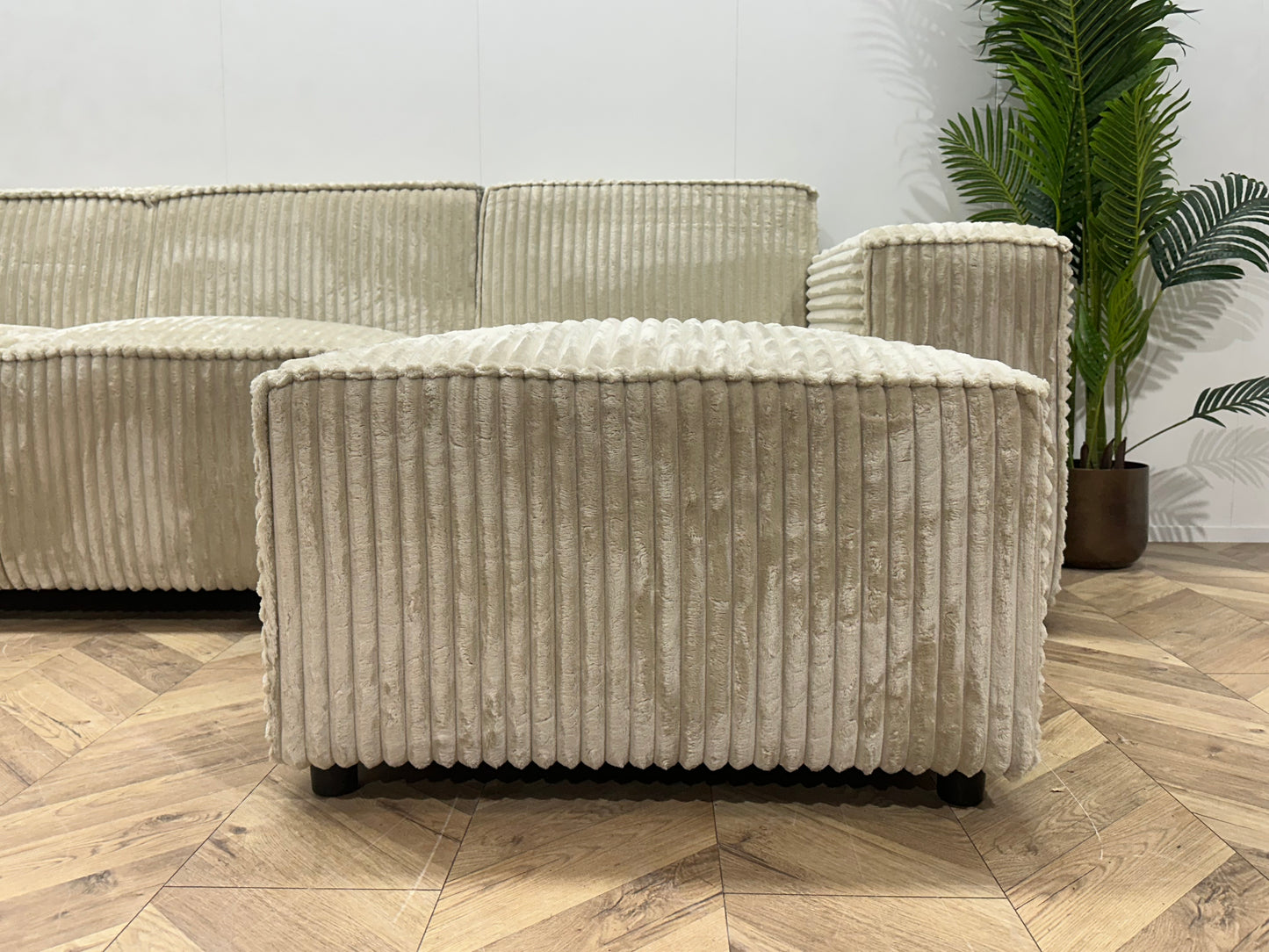 !Showroommodel! Crème Ribstof U Bank