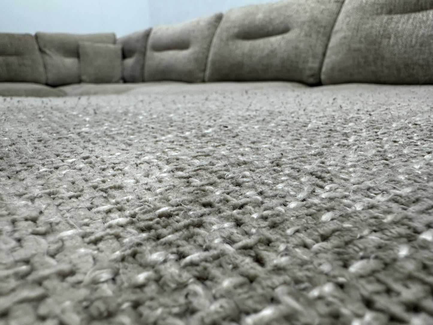 Ruime Beige U Bank ~ Losse Kussens Met Afneembare Hoezen