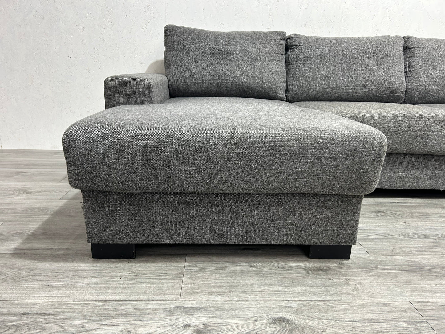 Licht Grijze U Bank ~ Losse Rugkussens Met Afneembare Hoezen