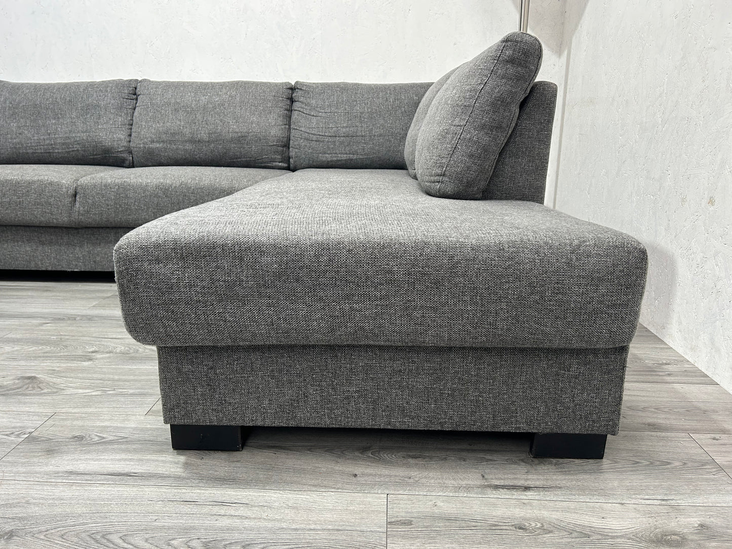 Licht Grijze U Bank ~ Losse Rugkussens Met Afneembare Hoezen