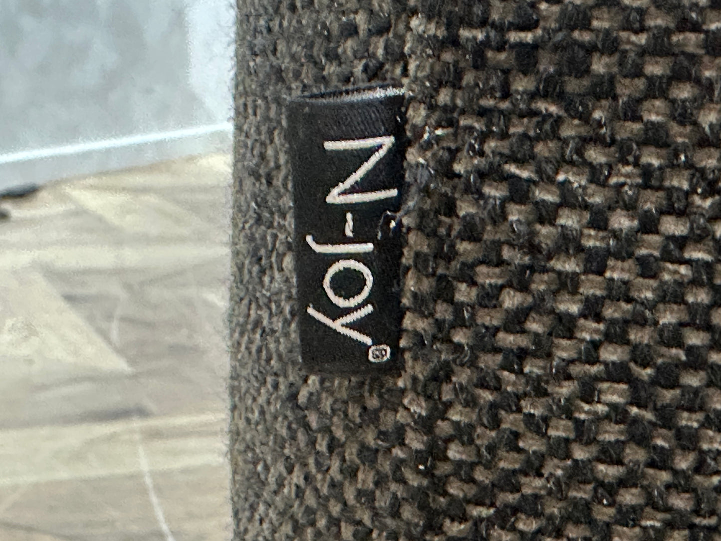 N-Joy Antraciet Hoekbank ~ Vaste Kussens