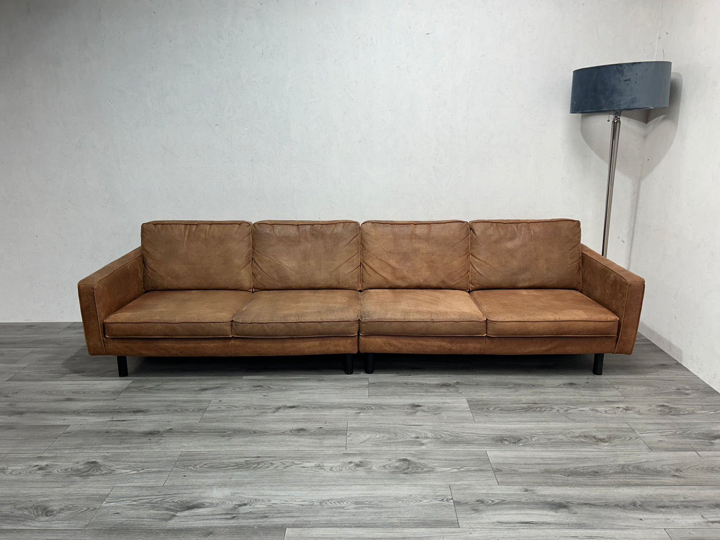 Umix Cognac Bruine 4-Zits Bank