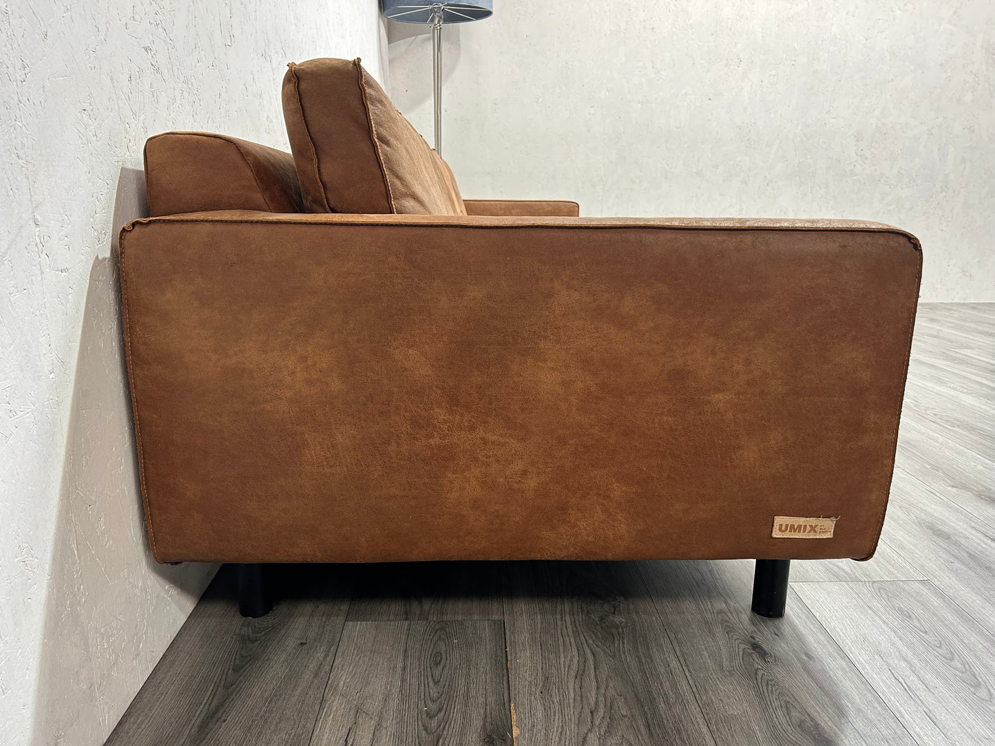 Umix Cognac Bruine 4-Zits Bank