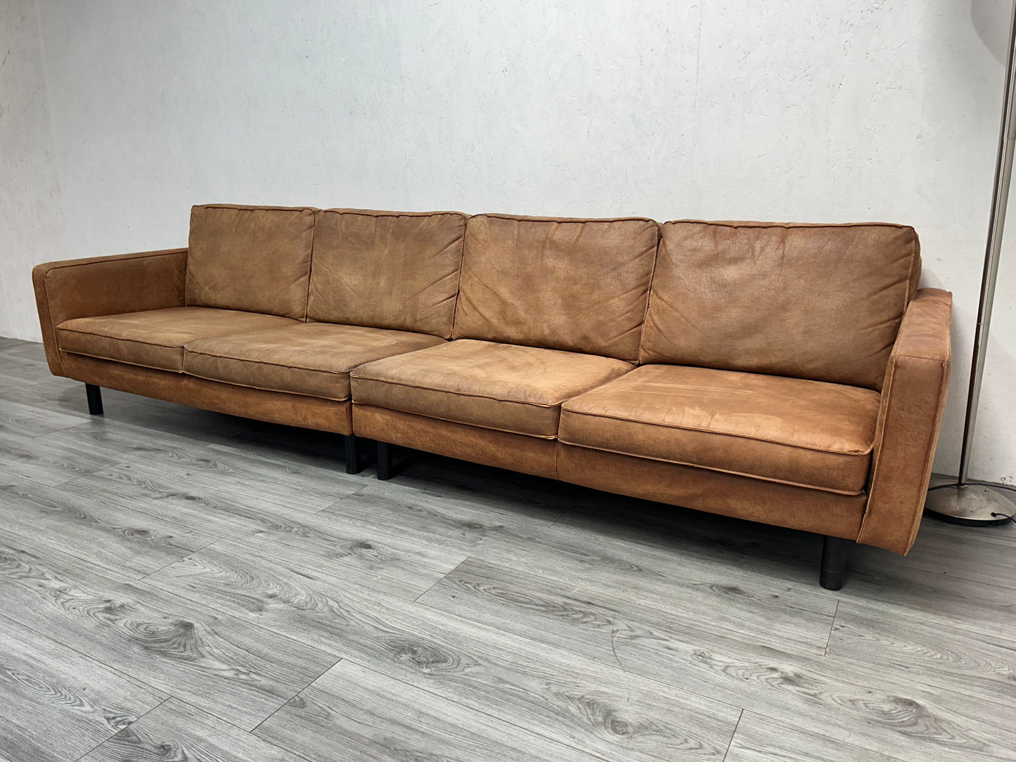 Umix Cognac Bruine 4-Zits Bank
