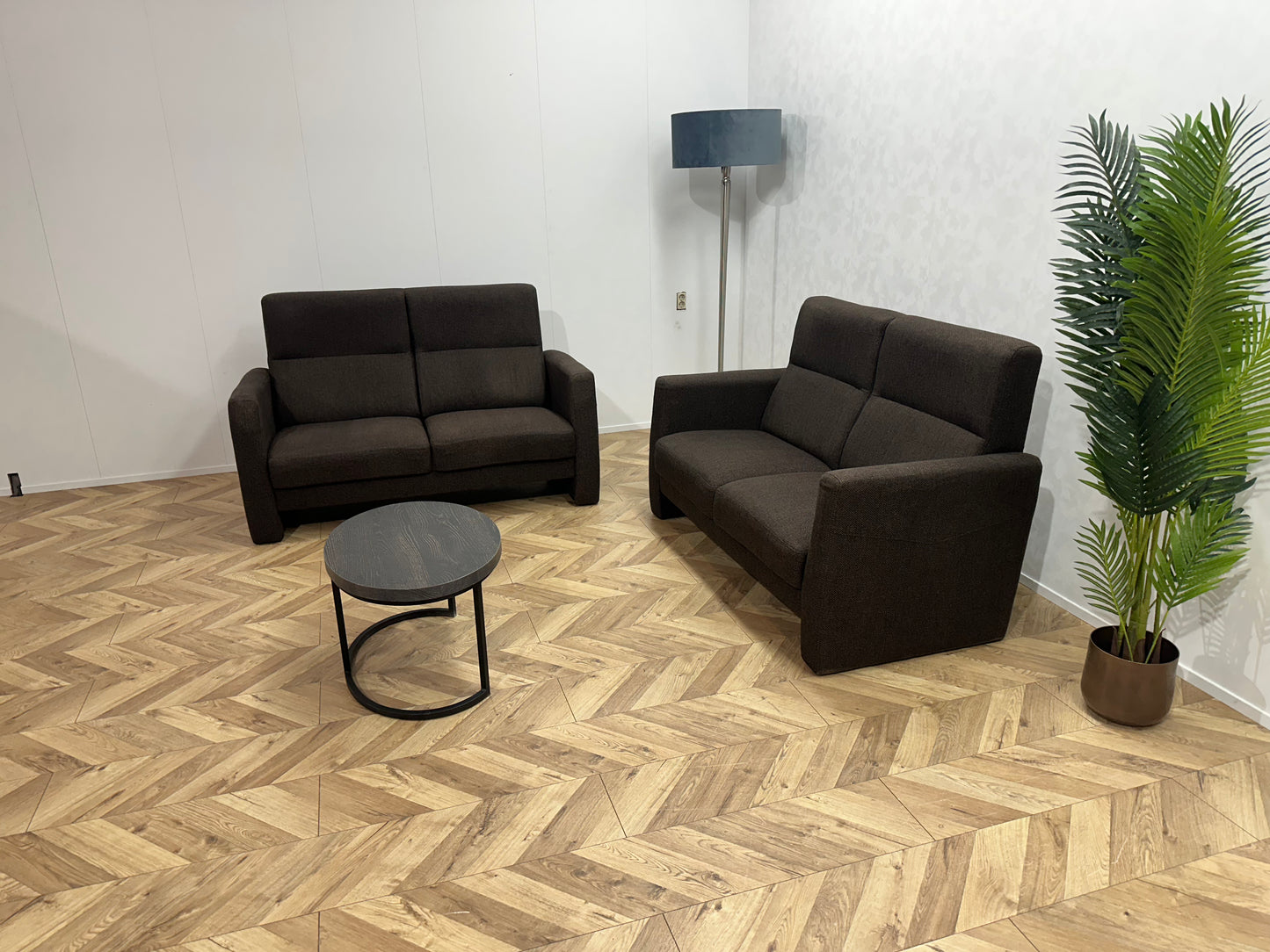 Bruine Banken Set ~ Vaste Kussens