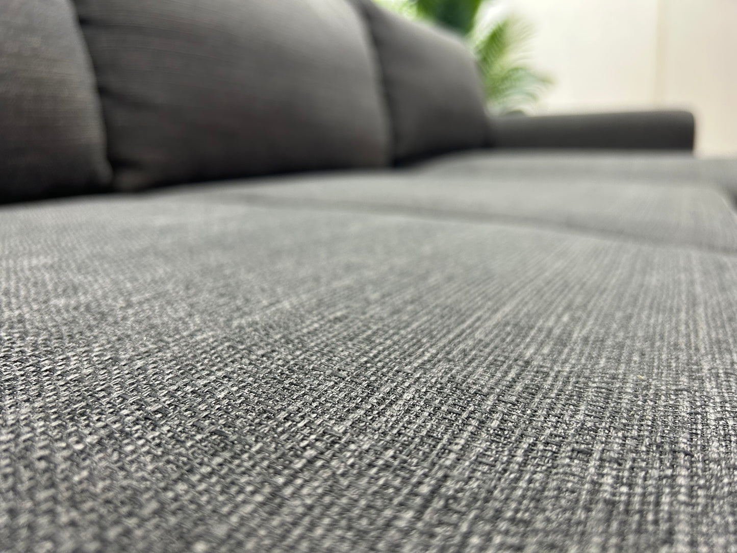 Antraciet Hoekbank ~ Slaapfunctie ~ Opbergruimte