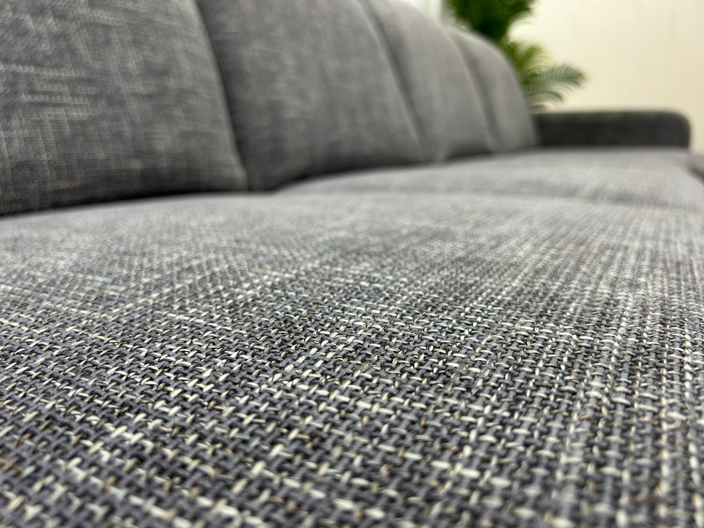 Ruime Licht Grijze U Bank ~ Vaste Kussens