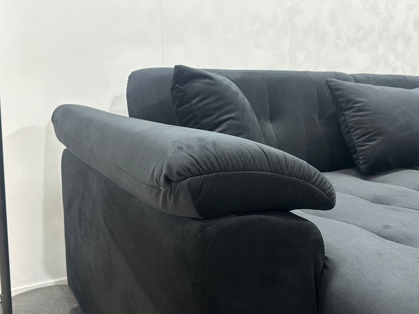 !Showroommodel! Zwart Velvet U Bank