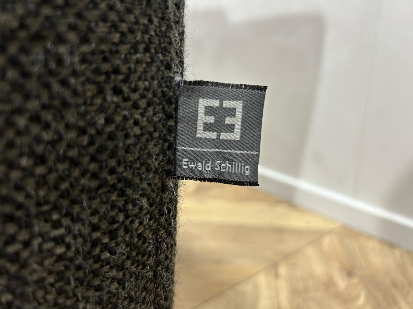 Ewald Schillig Bruine Hoekbank ~ Verstelbare Armleuning