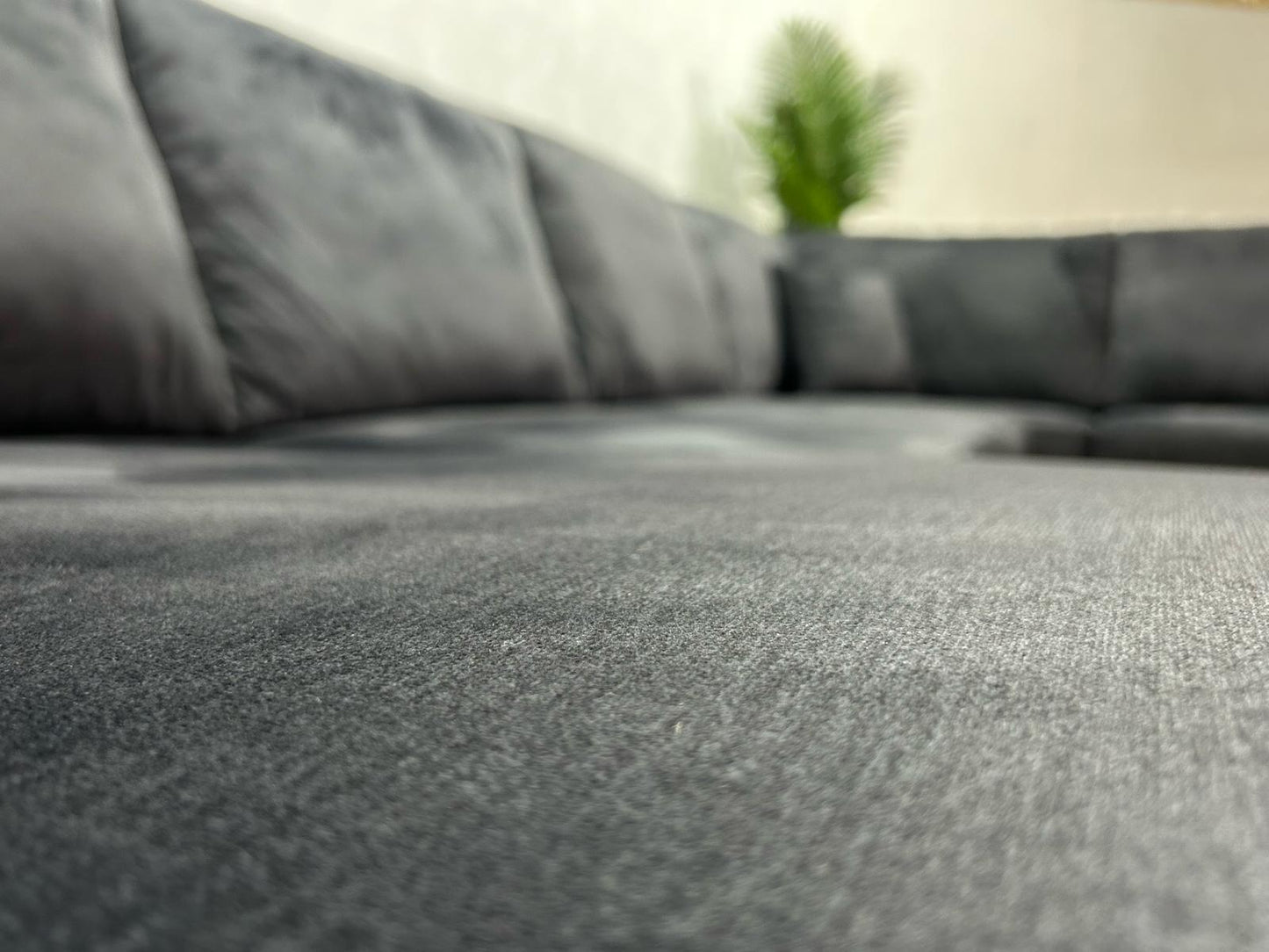 Antraciet Velvet U Bank ~ Nieuwstaat