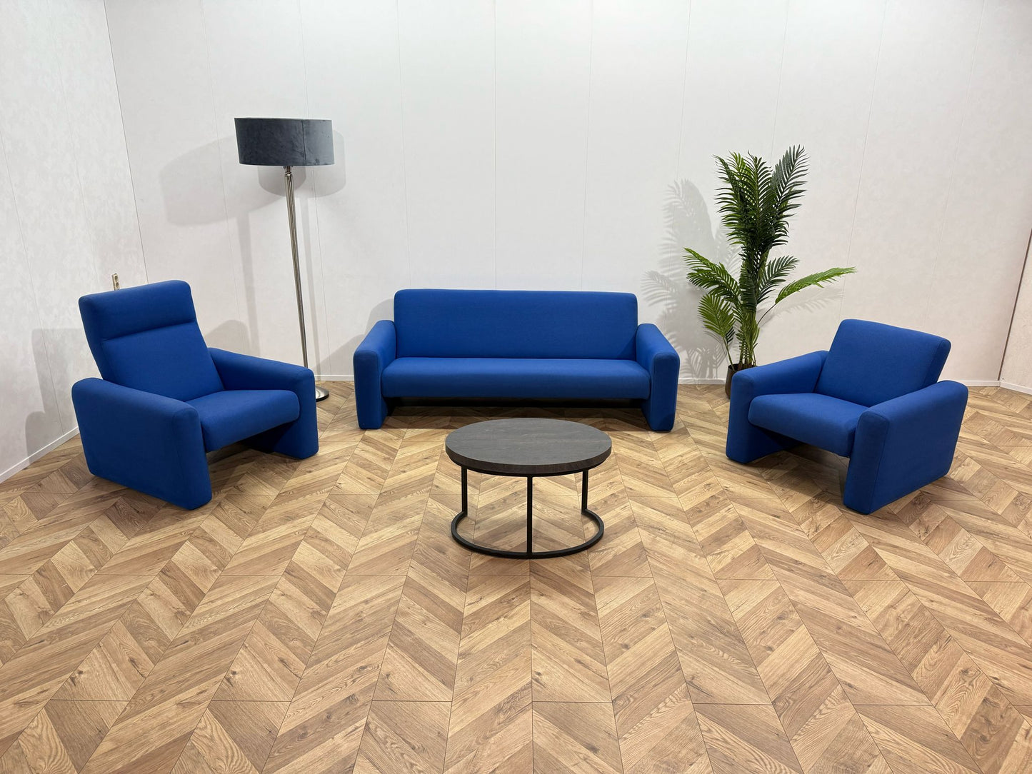 Gelderland Blauwe 2,5-Zits Bank Inc Fauteuils