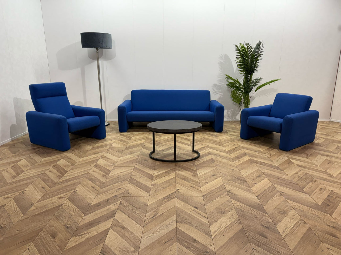 Gelderland Blauwe 2,5-Zits Bank Inc Fauteuils