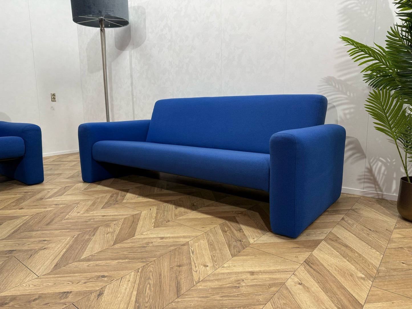 Gelderland Blauwe 2,5-Zits Bank Inc Fauteuils