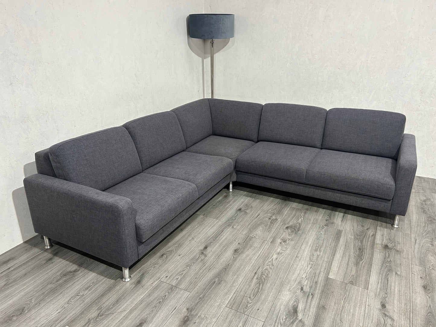Antraciet Hoekbank Met Slaapfunctie ~ Opbergruimte - Banken Bazaar