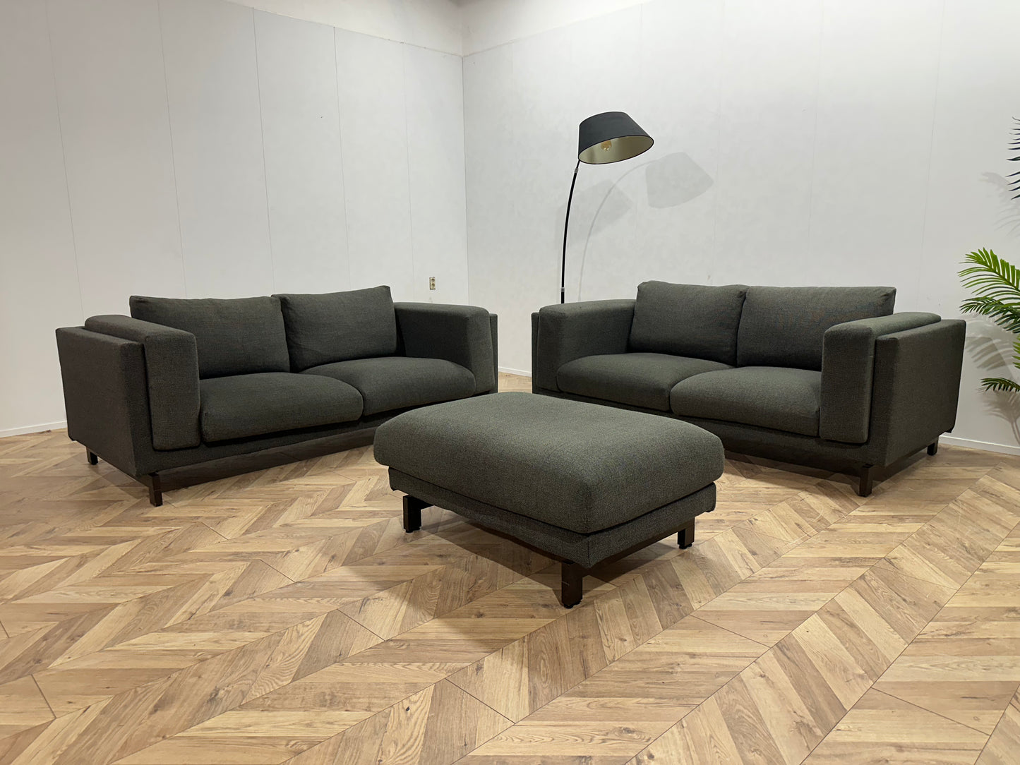Antraciet Banken Set ~ Losse Kussens Met Afneembare Hoezen